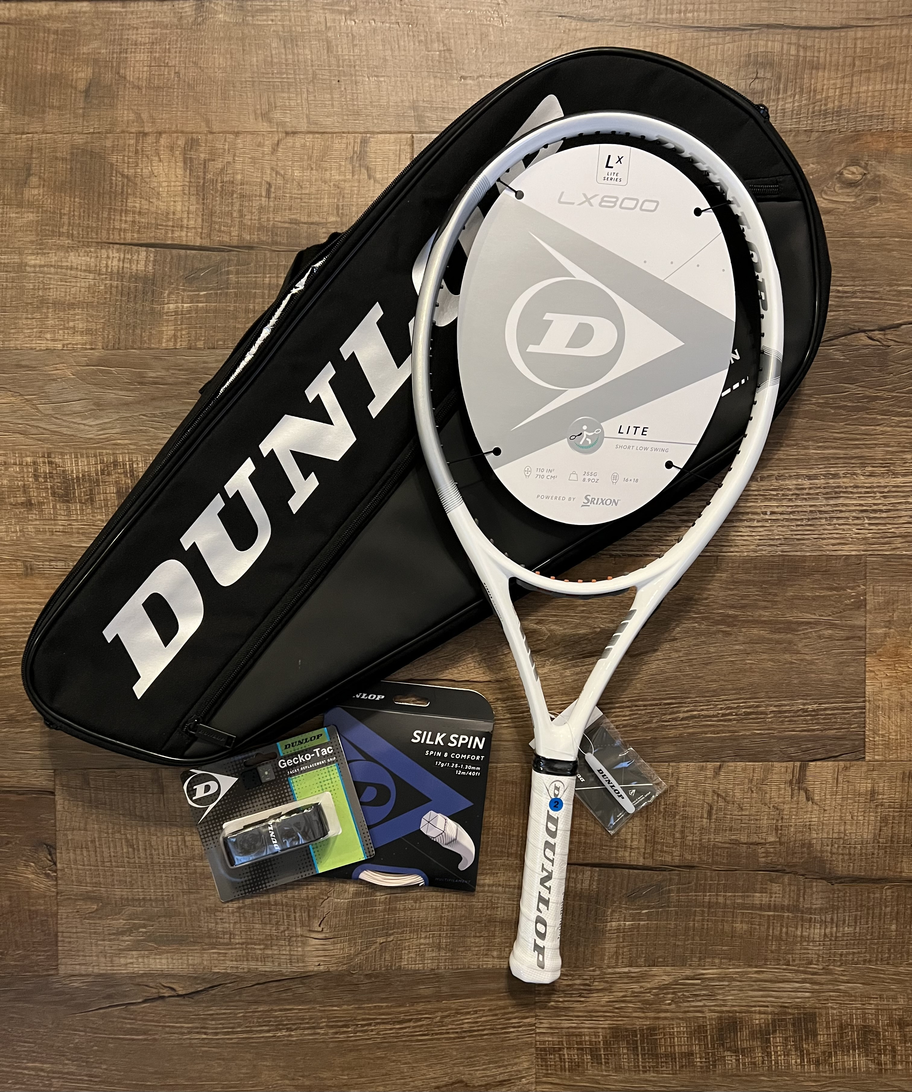 Dunlop LX 800, bag, string, grip | Tennis Exchange