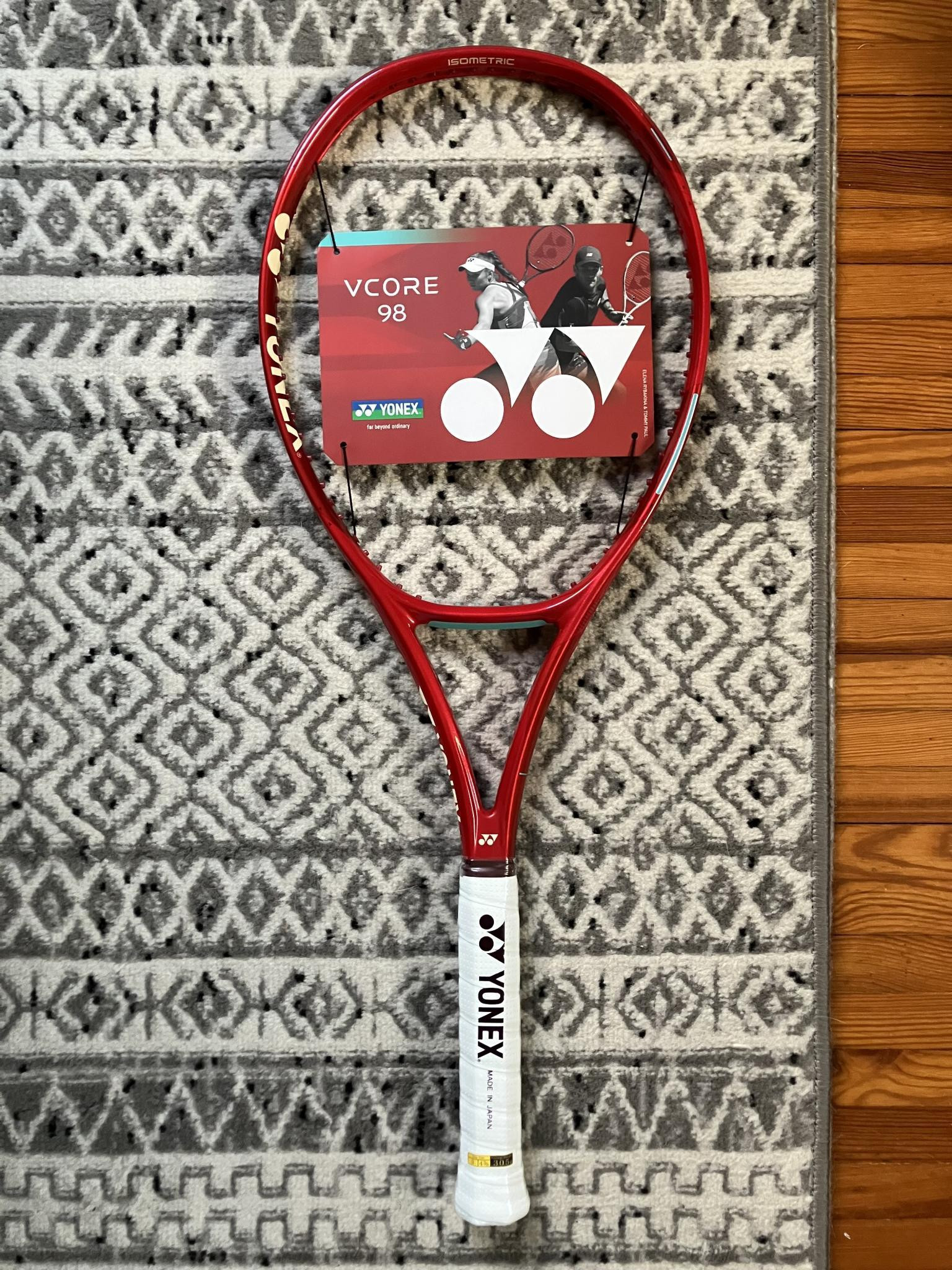 高価値セリー 3/8 4 - (305g) 98 VCORE 2026 Yonex レザーグリップ